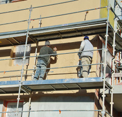 Ravalement de façade à côté d' Èze
